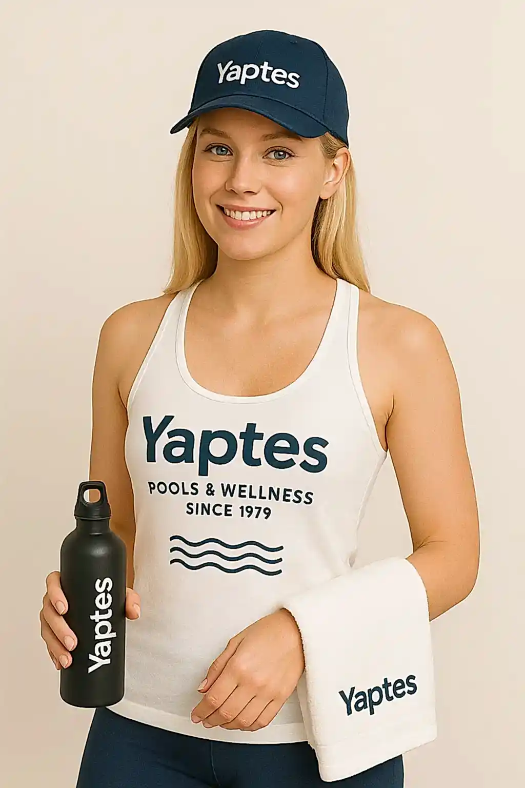 Yaptes kadın model retro merchandising