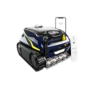 Havuz temizleme robotu RF 5600 iQ, Lift System ve uzaktan kumanda ile 12×6 m havuzlarda kablosuz temizlik sağlar.